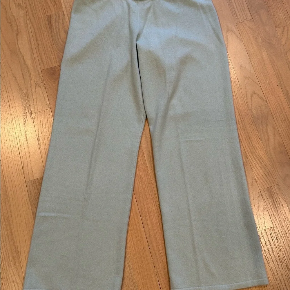 Ann Taylor Light  Blue 100% Cashmere Lounge Pants - Picture 2 of 7